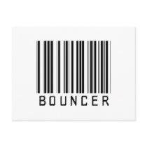 BAR BOUNCER LIGHT POST CARD
