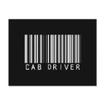 BAR CAB DRIVER DARK POSTCARDS
