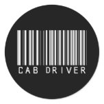 BAR CAB DRIVER DARK STICKERS