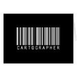 BAR CARTOGRAPHER DARK GREETING CARD