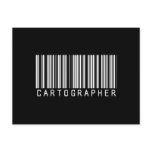 BAR CARTOGRAPHER DARK POST CARD