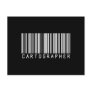 BAR CARTOGRAPHER DARK POST CARD