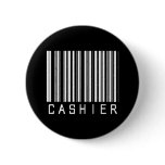 BAR CASHIER DARK PINBACK BUTTONS