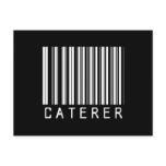 BAR CATERER DARK POSTCARDS