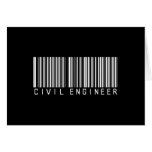 BAR CIVIL ENGINEER DARK GREETING CARD
