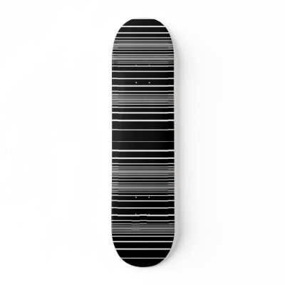 Bar Code Skateboard by redrazor