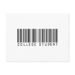 BAR COLLEGE STUDENT LIGHT POST CARDS