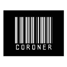 BAR CORONER DARK POSTCARD