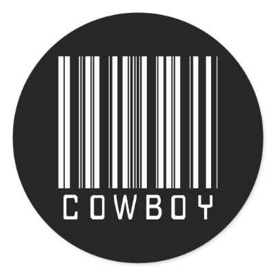 BAR COWBOY DARK STICKERS by NotWorking