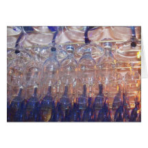 Bar Glasses Greeting Cards