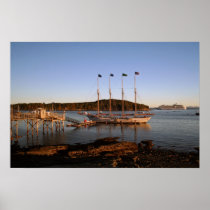 Bar Harbour, early morn Poster