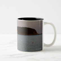 Bar Harbour, Maine at sunset Mug