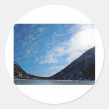 Bar Harbour ME Round Sticker