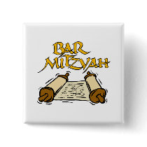 Bar Mitzvah Pinback Button