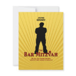 Bar Mitzvah Movie Star Reply Card Custom Invitations