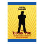 Bar Mitzvah Movie Star Thank You Card Invite