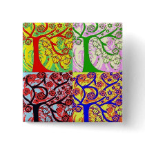 Bar Mitzvah 'Pin-On Button GiveAway' Tree Of Life
