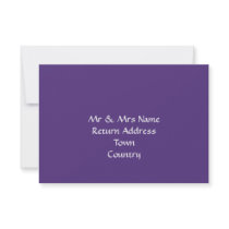 Bar Mitzvah Star of David RSVP postcard