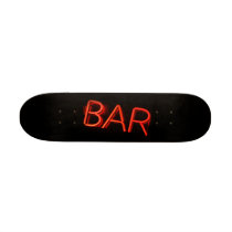 Bar Neon Sign Skateboard Mini