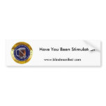 Bar Stimulus Plan Bumper Sticker