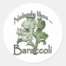 Baraccoli Round Sticker