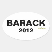 BARACK 2012 Bumper Sticker (White)