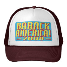 Barack America text Hats