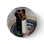 Barack and Michelle Obama dancing Inaugural Ball Pin