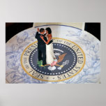 Barack and Michelle Obama dancing Inaugural Ball Print