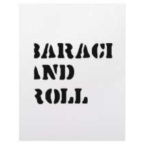 Barack and Roll T-shirt Letterhead Design