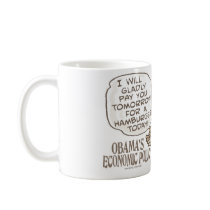Barack Hamburger Eating  Anti-Obama Gear Mug