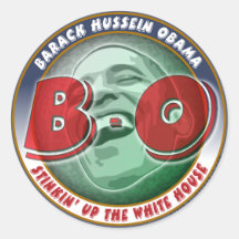 Barack Hussein Obama Stickers