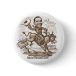 Barack in the Saddle 2012 Button