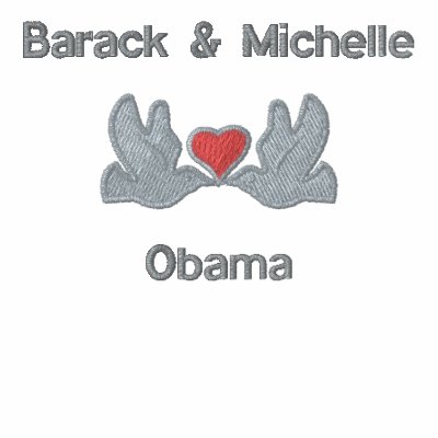 Barack & Michelle "Lovebirds" Polo Shirt by OvalOfficeProducts