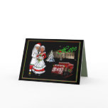 Barack & Michelle Obama Christmas cards