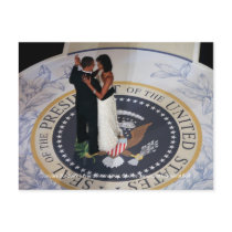 Barack & Michelle Obama dancing at Inaugural Ball Postcards