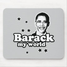 Barack my world T-shirt Mouse Mat