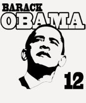 Barack Obama '12 Ladies Retro Shirt t-shirts