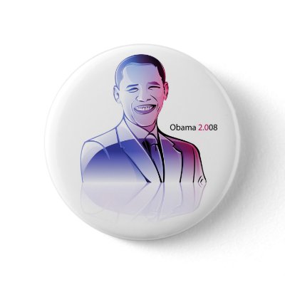 Barack Obama 2008 Buttons by ismyhomeboy