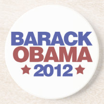 Barack Obama 2012 Drink Coasters