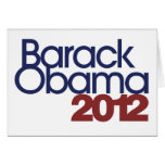 Barack Obama 2012 Greeting Card