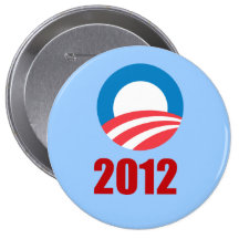Barack Obama 2012 Pinback Buttons