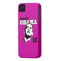 Barack Obama 2012 (Pink) iPhone 4 Case