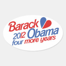 Barack Obama 2012 Sticker