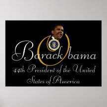 Barack Obama 44th President 52"x35" Commemorative Print