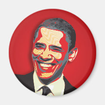Barack Obama 44th President Fridge Magnet