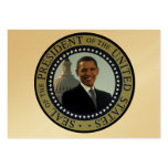 Barack Obama 44th President of the USA Seal Blue Business Cards