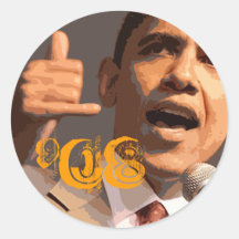 barack_obama-779027, '08 adhésif rond