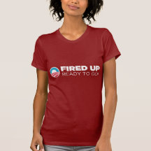 Barack Obama a mis le feu à prêt à aller T-shirts
