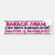 BARACK OBAMA - A NEW CHAPTER IN AMERICA'S HISTORY BUMPER STICKER